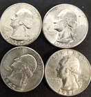 Choice UNC 1941, 1942, 1944, 1948-D Washington Quarter Gem BU Collection Lot