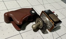 Vintage USAF Jet Fighter Missile Toggle Switch With Protector  - LOW START BID!