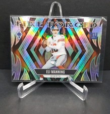 2023 Panini Phoenix Football Eli Manning Fire Forged New York Giants Silver#FF-4