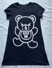 Hysteric Glamour Bear Pattern Long T-Shirt Vintage Free Size Cotton Japan