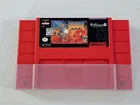 S-93 VINTAGE ORIGINAL NINTENDO SNES DOOM VIDEO GAME (RED)