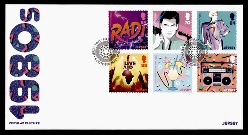 DR WHO 2020 GB JERSEY FDC 1980s POPULAR CULTURE COMBO L1.18 M68315