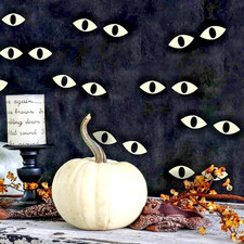 Wall Decals Tempaper Spooky Eyes Glow-in-The-Dark Peel and Stick Halloween