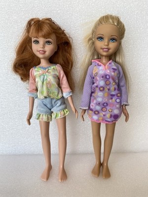 Mattel 2005 Barbie WEE FRIENDS STACIE & LILA Dolls in Pajama Outfits