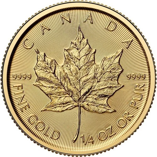 2026 Canadian Gold Maple Leaf 1/4 oz — photo from the most recent tracked eBay sale