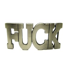 MASOP Personalized Letter Funny Casual Boys Girls Metal Belt Buckles Accessor...