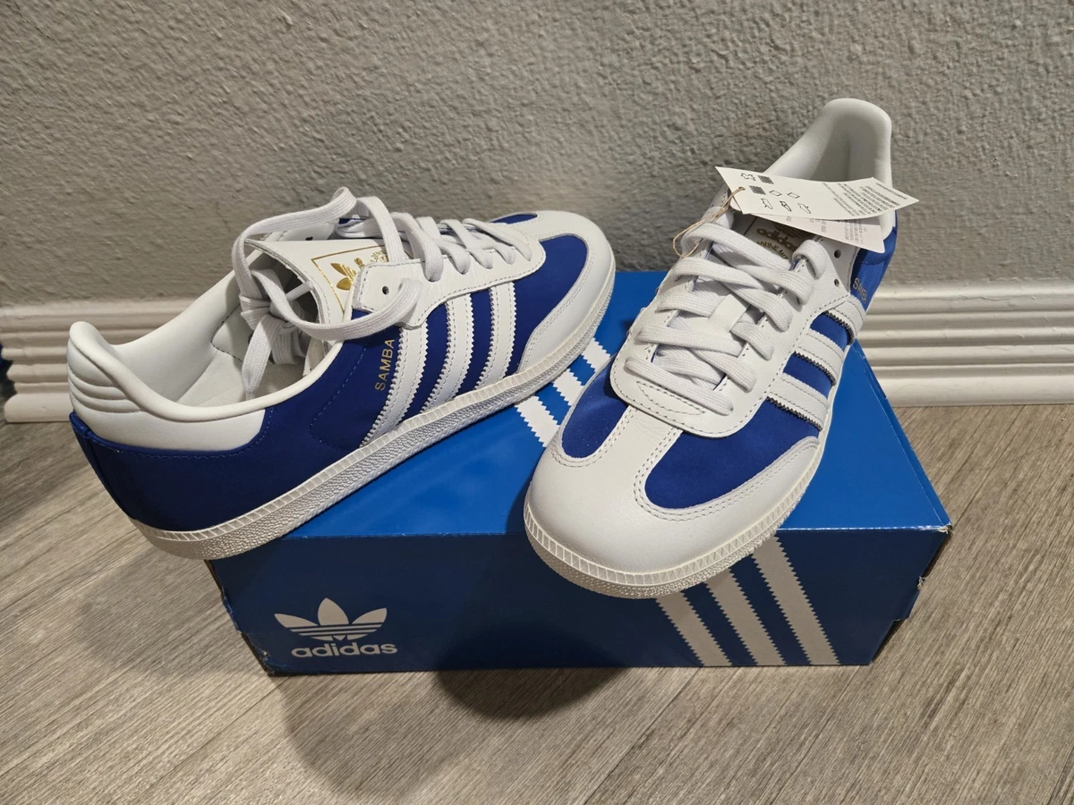 Las mejores ofertas en adidas Samba OG White Blue | eBay