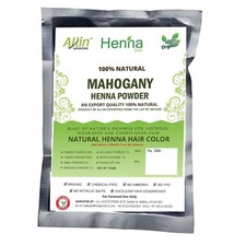Allin Exporters Mahogany Henna Hair Color 100 Organic and Chemica