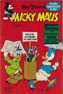 Micky Maus 41 / 1965 original Ehapa
