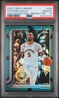 2025 TOPPS CHROME AQUA BASKETBALL REFRACTOR #228 STEPHON CASTLE 168/199 PSA 10