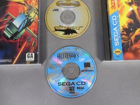 Sega CD 32X Games (lot of 3) Fahrenheit, AH3 Thunderstrike, Sega Classics