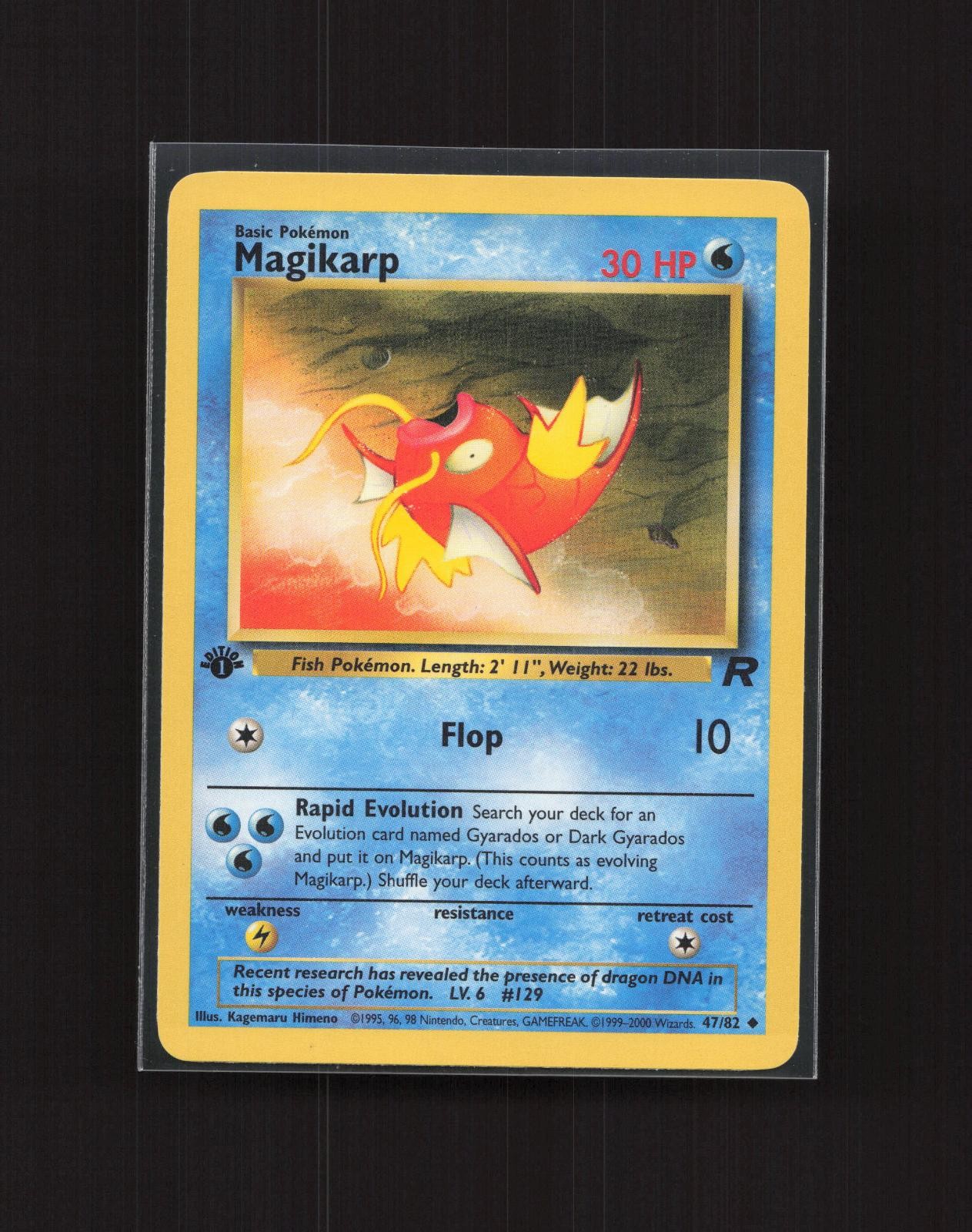 Magikarp 47/82  U Team Rocket Pokemon WOTC 2000 EN MP