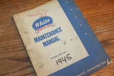 1945 White Truck model WA26 Maintenance Manual, huge illustrated . very complete