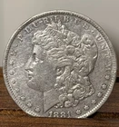 1881 o morgan silver dollar