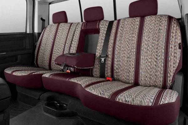 For Ford Explorer 11-15 Fia Wrangler Series 2nd Row Wine Seat Covers Foto 3 de 4