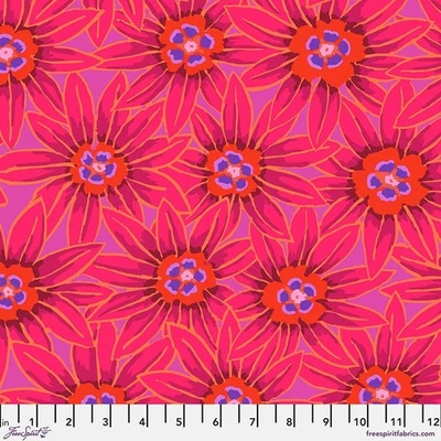 Potentilla, Red - Kaffe Fassett Quilt Fabric 100% Cotton By the Yard