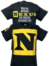 Nexus or Against Us Mens Black T-shirt
