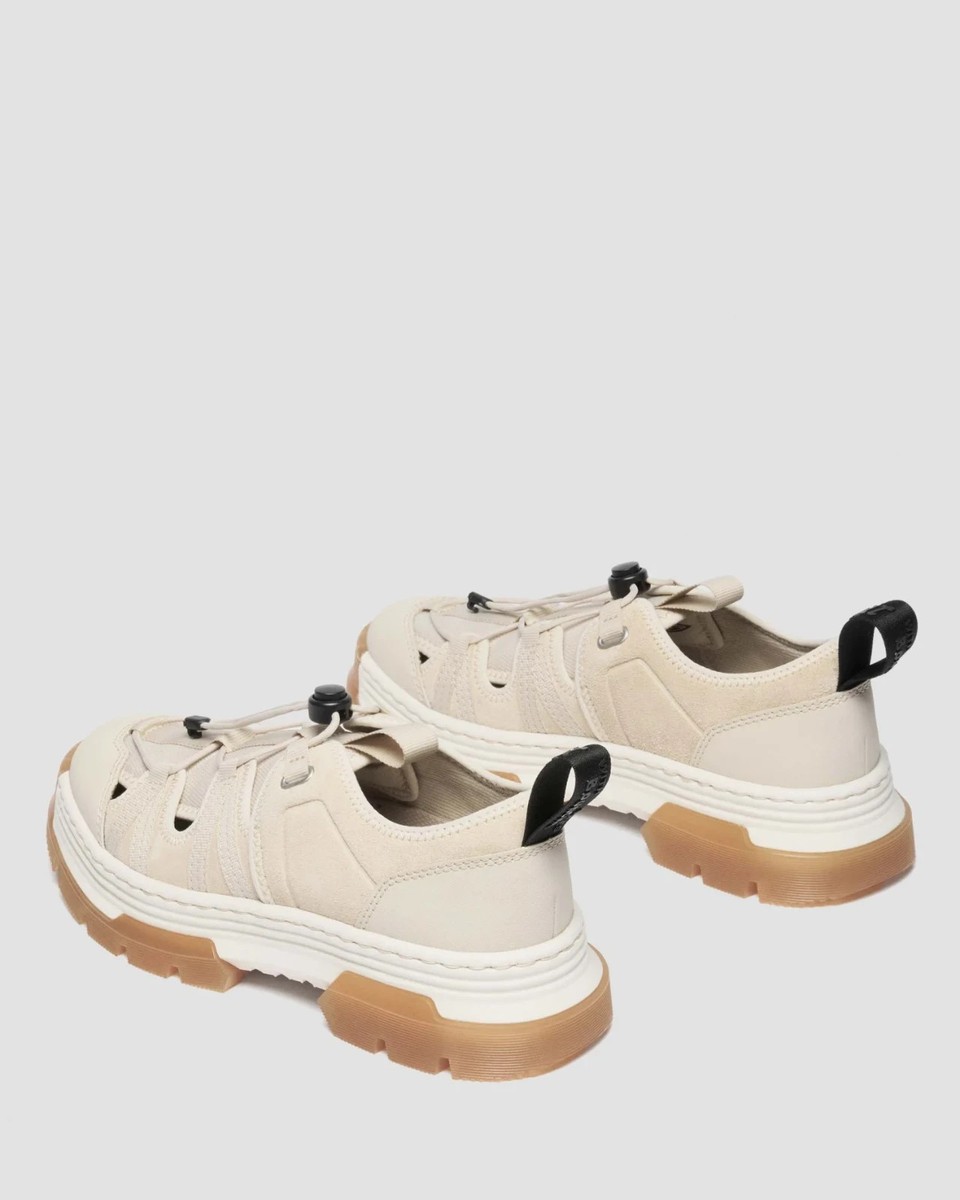 靴 Dr. Martens WAYFINDER OPEN LO Dr. Martens WAYFINDER Open Low 3 Tie Shoes BEIGE 43061200 Unisex