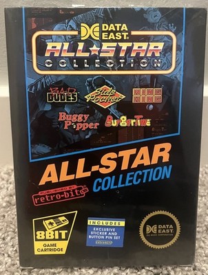 Data East All*Star Collection / Nintendo NES Sealed New! Retro-bit