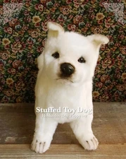 Hansa Hokkaido Dog Puppy Plush 26cm Japan Exclusive Stuffed Animal Realistic