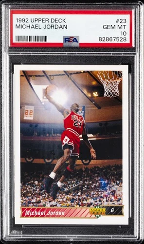 1992 UD #23 MICHAEL JORDAN PSA 10