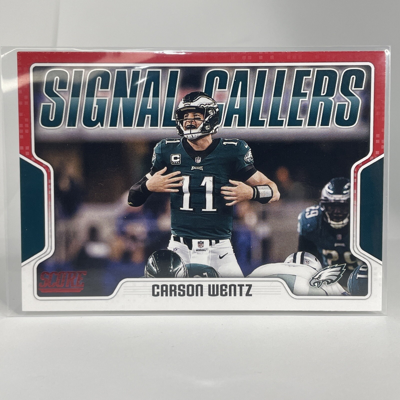 2018 Score Signal Callers Red Carson Wentz #24
