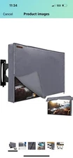Outdoor TV Cover 40-43 Inches, HOMEYA 600D Heavy Duty 40"-43", gray 