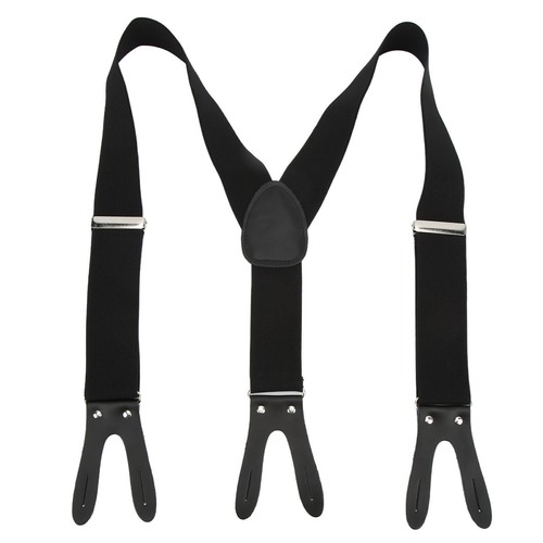 Mens Suspenders 5x110cm/2.0x43.3in Button Type Widened Y Shape Strap Elegant - Picture 10 of 12