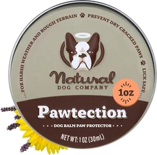 Pawtection Balm for Dogs (1 Oz Tin) All-Natural, Lick-Safe Dog Paw Protector, Mo
