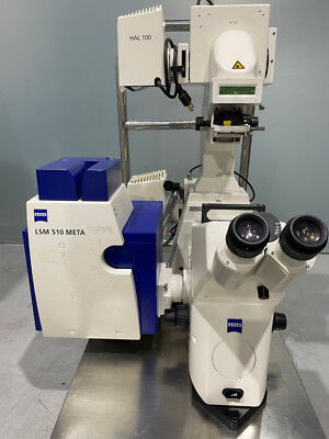 Zeiss Axiovert 200M Fluorescence Microscope with LSM510 Meta Scan Module