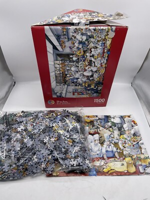 HEYE Blachon BON APPETIT Puzzle 1500 Teile Dreieck Box Art 29130