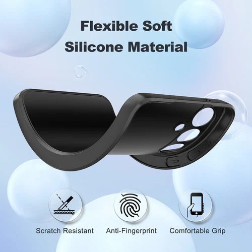 Für Samsung Galaxy S24 Ultra Plus Flüssig Silikon Hülle Robust Stoßfest Cover - Bild 11 von 45