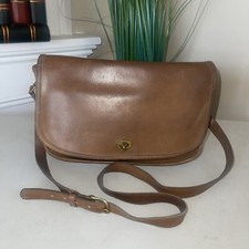 COACH Vintage City Classic Bag with Flap Turn-Lock. Made in USA.