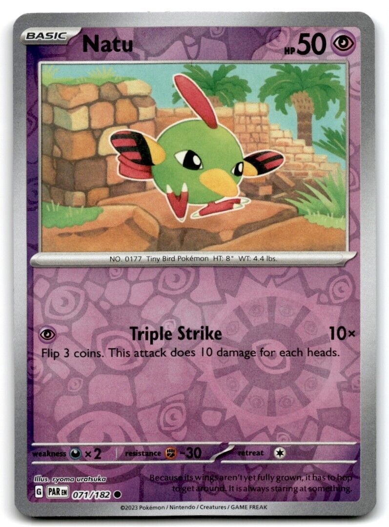 2023 Scarlet & Violet Series - Paradox Rift Natu Rev Holo Basic #71