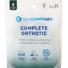 Sof Comfort L US 7-13 Men Insoles Orthotic Odor Control Heel Cushion Inserts NWT