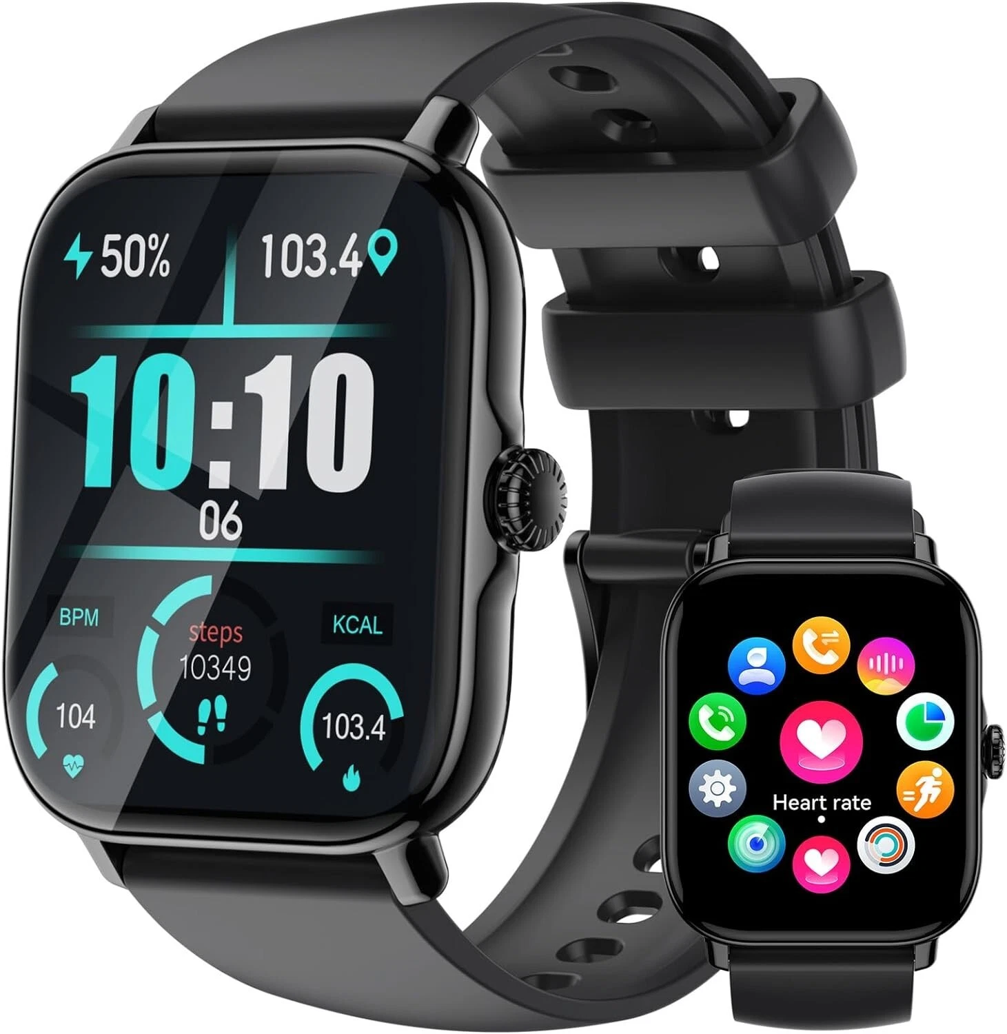 Smart Watch Men's Phone Function Wristwatch Watch for iPhone Samsung Huawei Tab