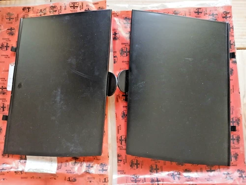 GENUINE ALFA ROMEO 164 FRONT BUMPER FOG LIGHT COVER SET 112654281 + 112654181