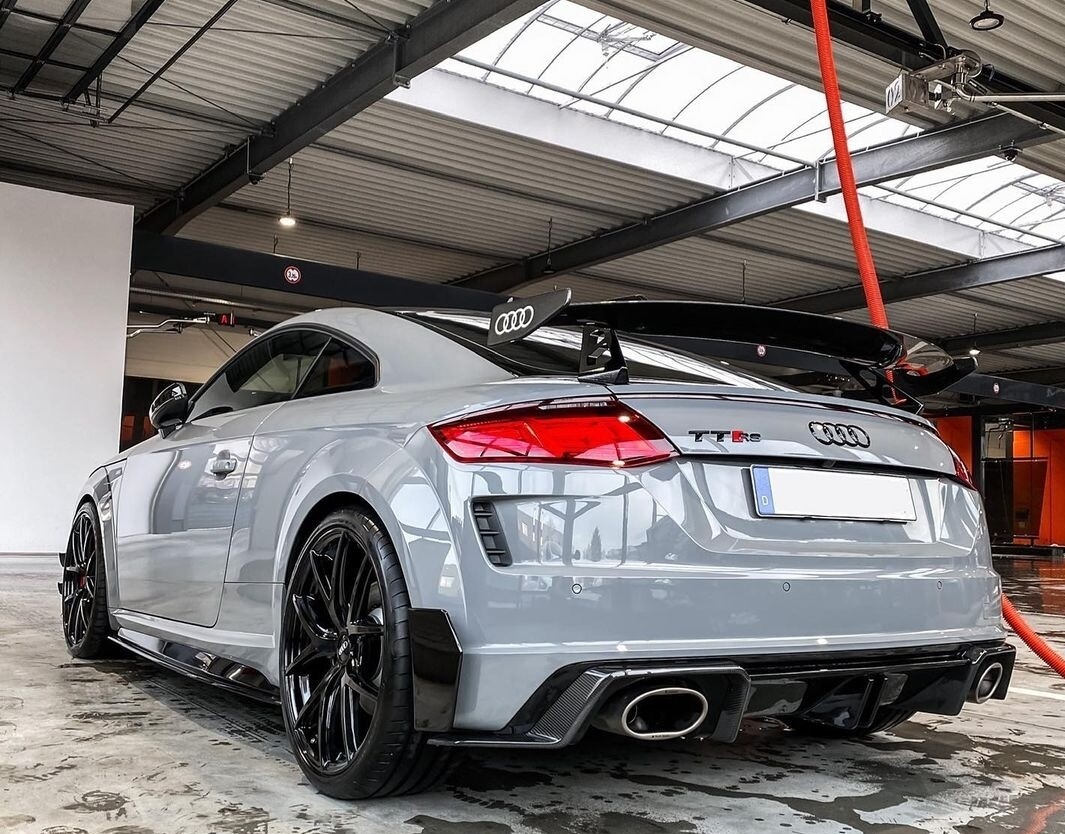 FULL CARBON FIBER REAR TRUNK SPOILER WING For AUDI TTS TT-RS
