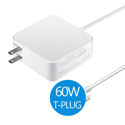 60W Adapter Charger T-Tip Connector for MacBook Air 13in, Mid 2013