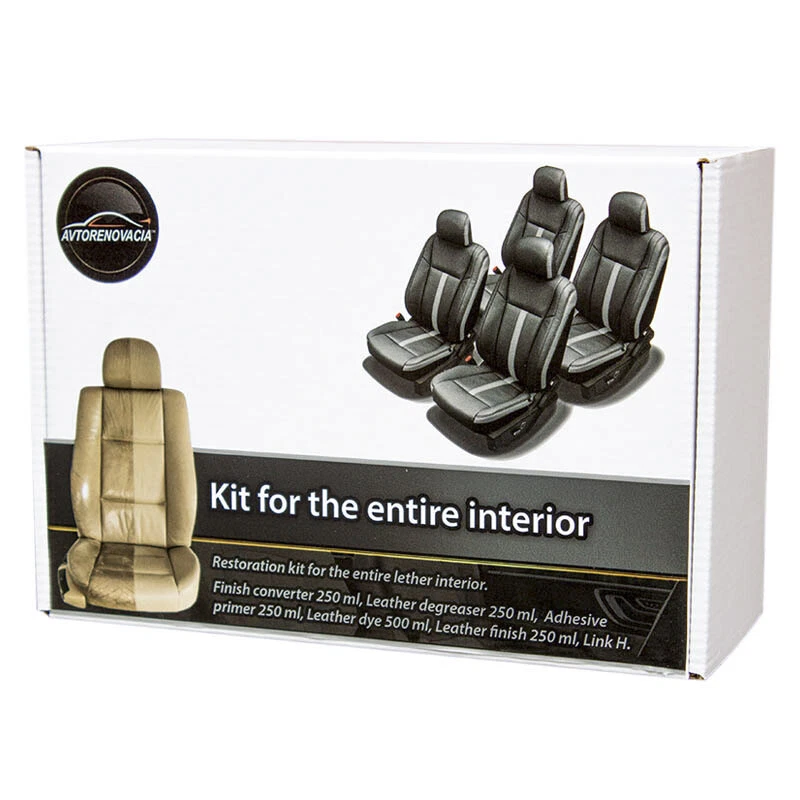 Entire interior restoration kit, seat cover repair, leather repair kits