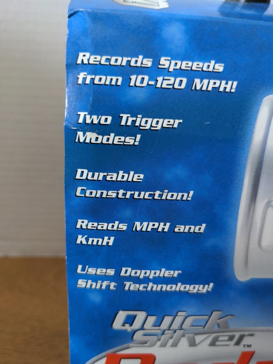 New Sealed Quicksilver Radar Gun KL-3719 10-120mph KmH