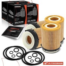 A-Premium 4x Engine Oil Filter for Mercedes-Benz W205 C350e C300 E300 10K Miles