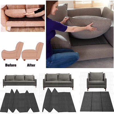 ISTYLE MODE Sofa Seat Rejuvenator Boards Armchair Support 1-2-3 Seater Savers Black Colour