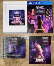 Sense: A Cyberpunk Ghost Story Limited Edition PS4 - Soundtrack & Box Only!
