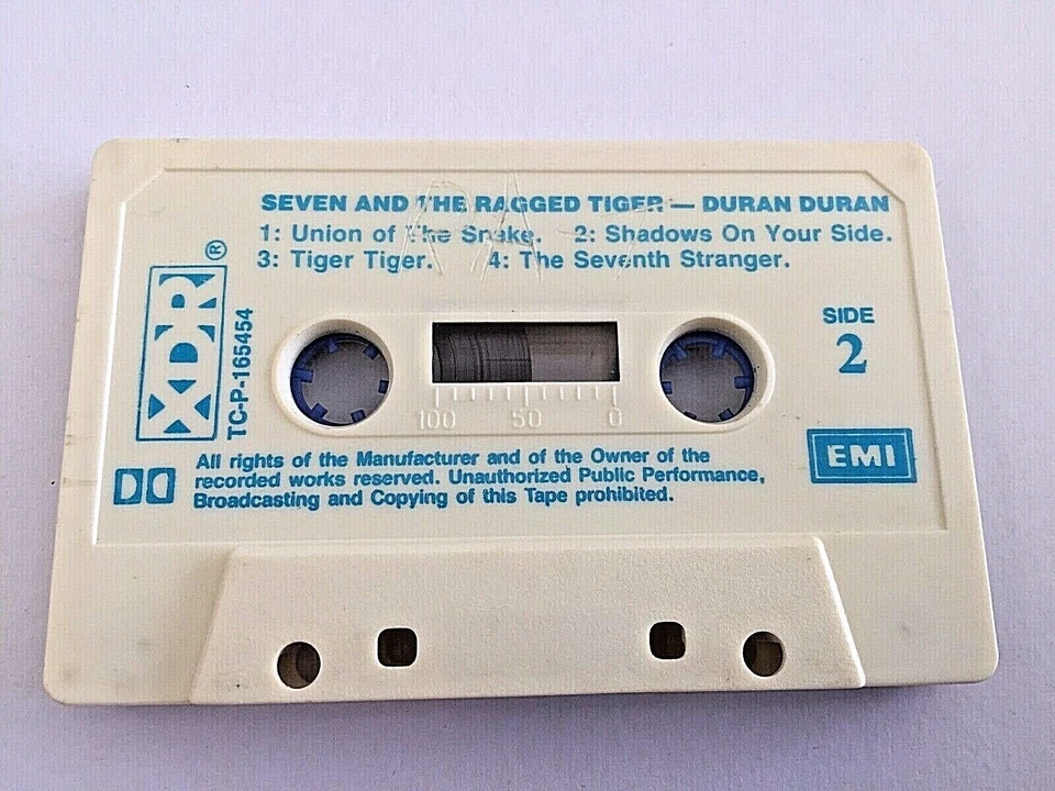 Duran Duran - Seven And The Ragged Tiger 1983 Oz Album Cassette - Image 3 of 4