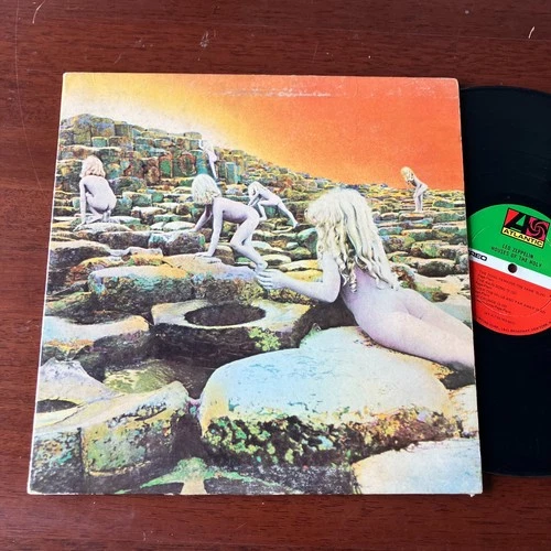 Led Zeppelin Houses Of The Holy 1973 LP Broadway Address Original VG COPY