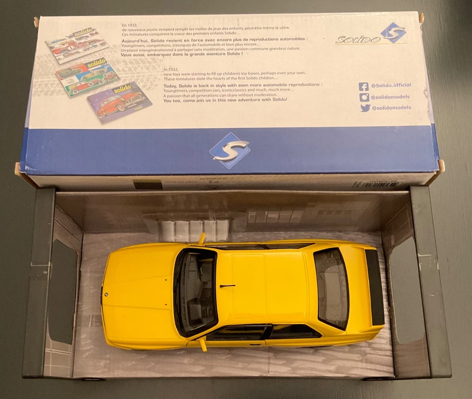 BMW M3 (E30) 1990 1/18 Solido - Immagine 4 di 4