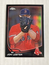2013 Topps Chrome Jon Lester Black Refractor /100 Red Sox 🔥 