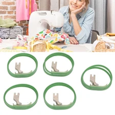 5PCS Double Ring Presser Foot Stainless Steel Presser Foot Ring Sewing Press