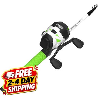 Zebco Roam 6ft Telescopic Fishing Rod Reel Combo Green